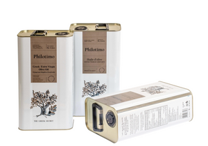 Philotimo Premium Extra Virgin Olive Oil 3ltr Tin