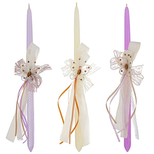 Easter Preorders - ΛΑΜΠΑΔΑ ΦΙΟΓΚΟΣ ΠΕΤΑΛΟΥΔΑ 35cm-CANDLE BOW BUTTERFLY 35cm
