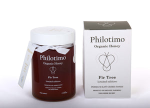 Philotimo Greek Fir Tree Honey Premium Limited Edition 450g (Organic, Raw)