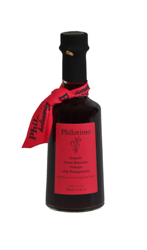 Organic Sweet Balsamic Vinegar with Pomegranate 250ml