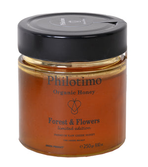 Philotimo Raw Organic Forest & Flowers Honey 250g