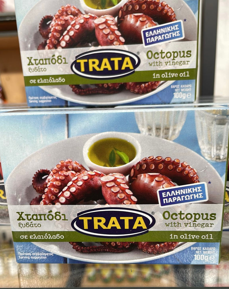 Trata octopus with vinegar in olive oil  100gr