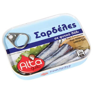 Sardines in  vegetable oil  100g